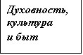 Подпись: Духовность, культура
и быт
